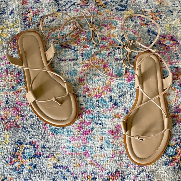 J.CREW wrap strappy sandals